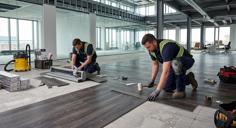 Our team working on Flooring Service projects in Falmouth, ME