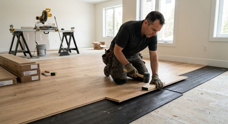 Engineered Wood Installation in Falmouth, ME