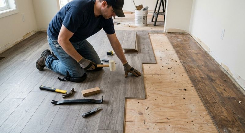 Laminate Floor Installation in Biddeford, ME