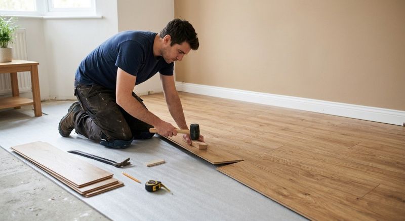 Laminate Floor Installation in East Waterboro, ME