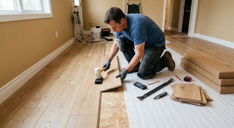 Laminate Floor Installation in Naples, ME