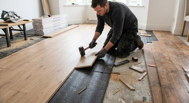Laminate Floor Replacement in South Portland, ME