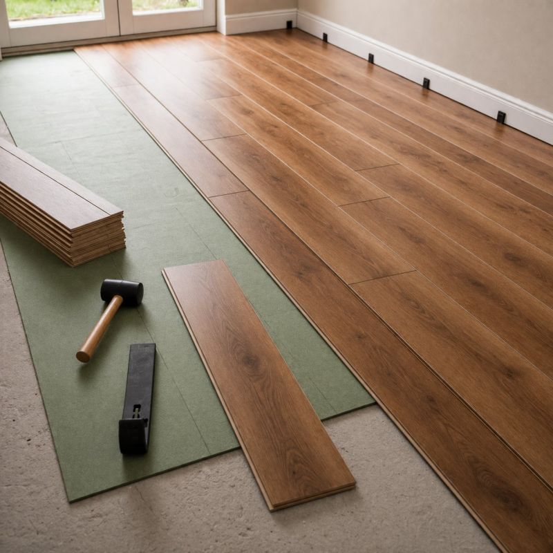 Laminate Floor Replacement in Steep Falls, ME
