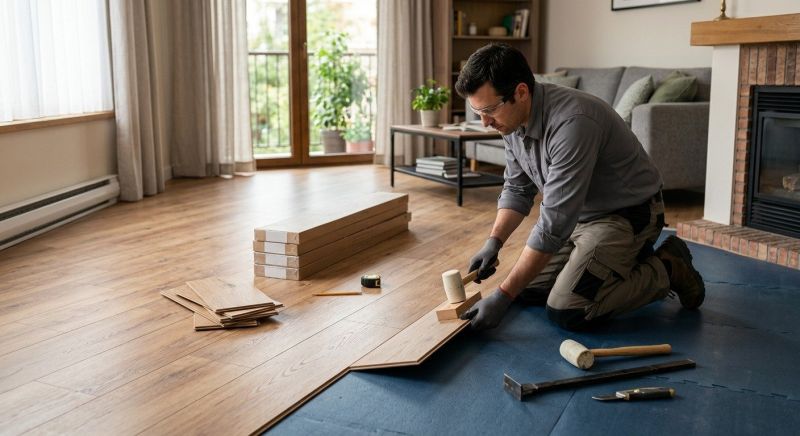 Laminate Wood Installation in Falmouth, ME