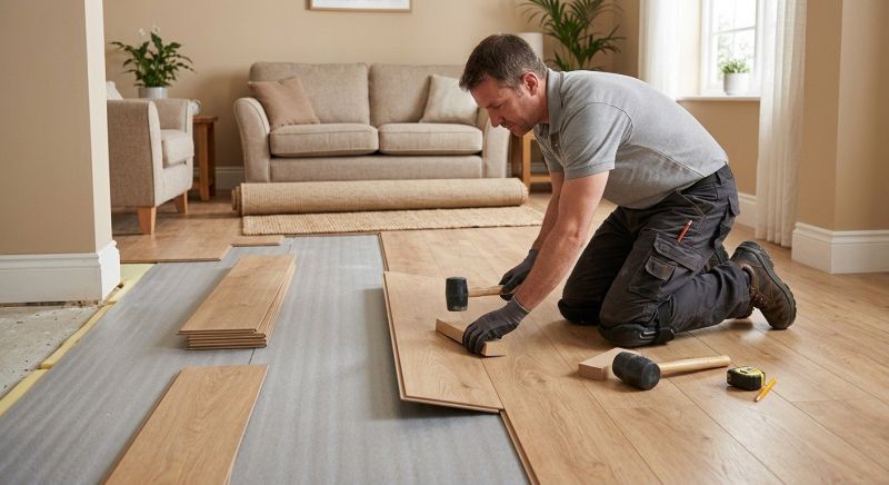 Laminate Wood Installation in Falmouth, ME