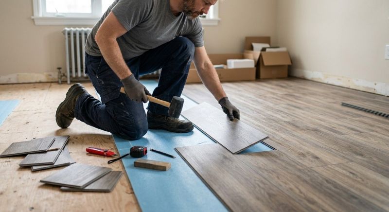 Linoleum Floor Installation in Brunswick, ME