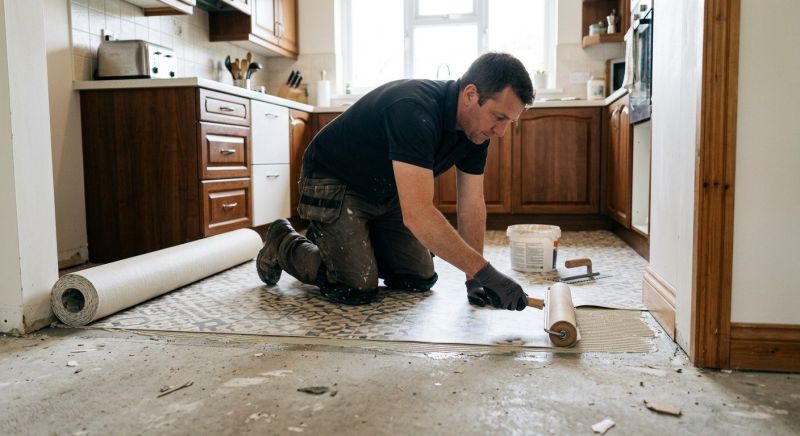 Linoleum Floor Installation in Lewiston, ME