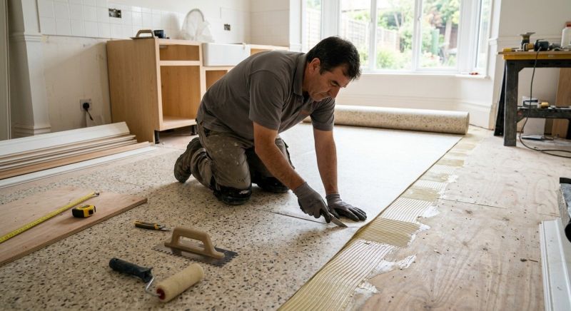 Linoleum Floor Installation in Portland, ME