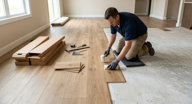 Lvt Flooring Installation in Naples, ME