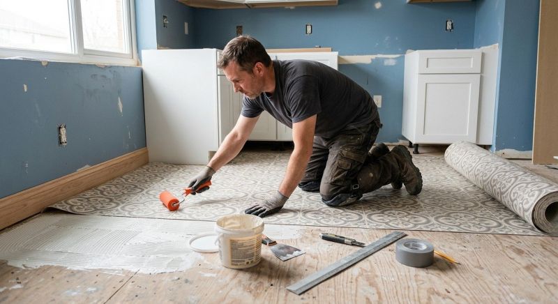 Sheet Flooring Installation in Lisbon Falls, ME