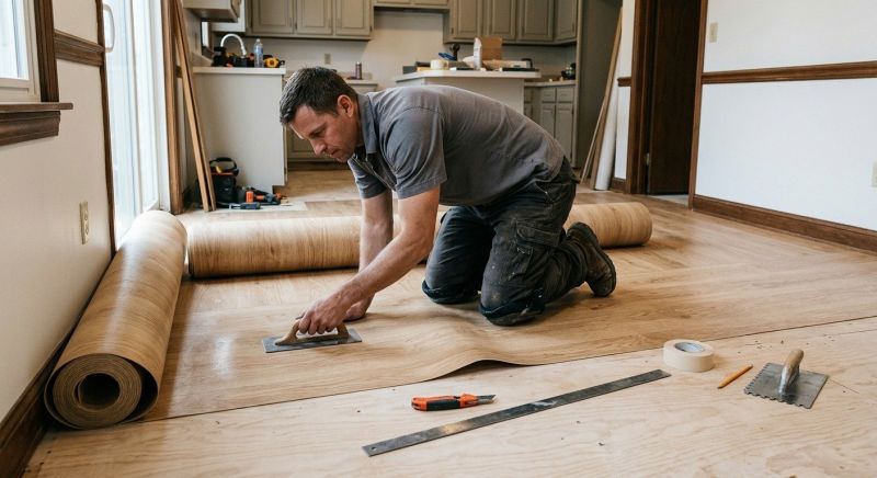 Sheet Flooring Installation in York County, ME