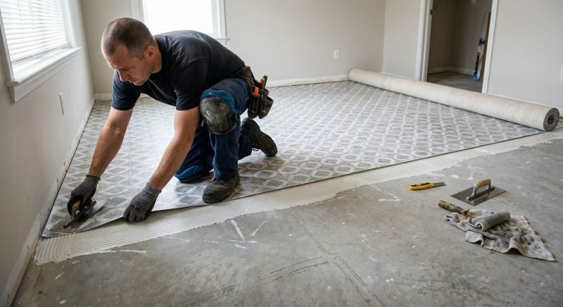 Sheet Linoleum Installation in Lewiston, ME