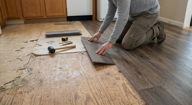 Vinyl Flooring Installation in Cape Elizabeth, ME