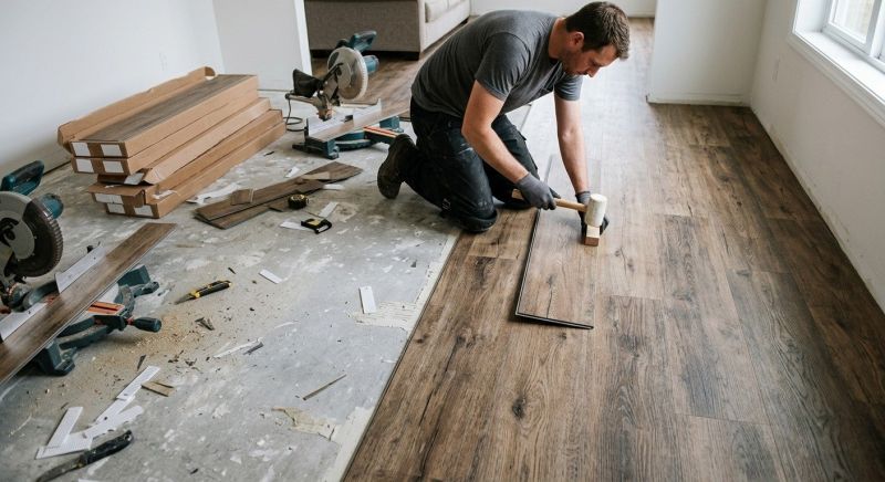 Vinyl Flooring Installation in Sebago, ME