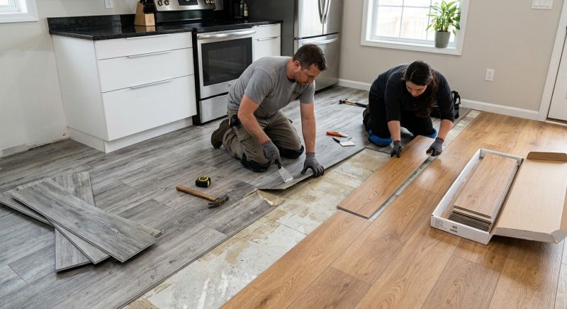 Vinyl Tile Replacement in Falmouth, ME